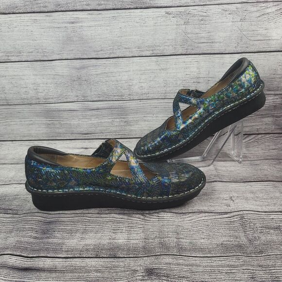 Alegria Paloma Rave On The Nile JIL-321 Shimmer Mary Jane Size 40/9-9.5 - Picture 2 of 9